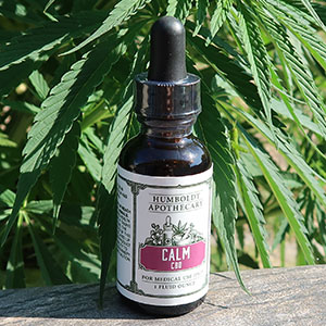 humbolt apothecary calm tincture 188 miligrams CBD 62 miligrams thc